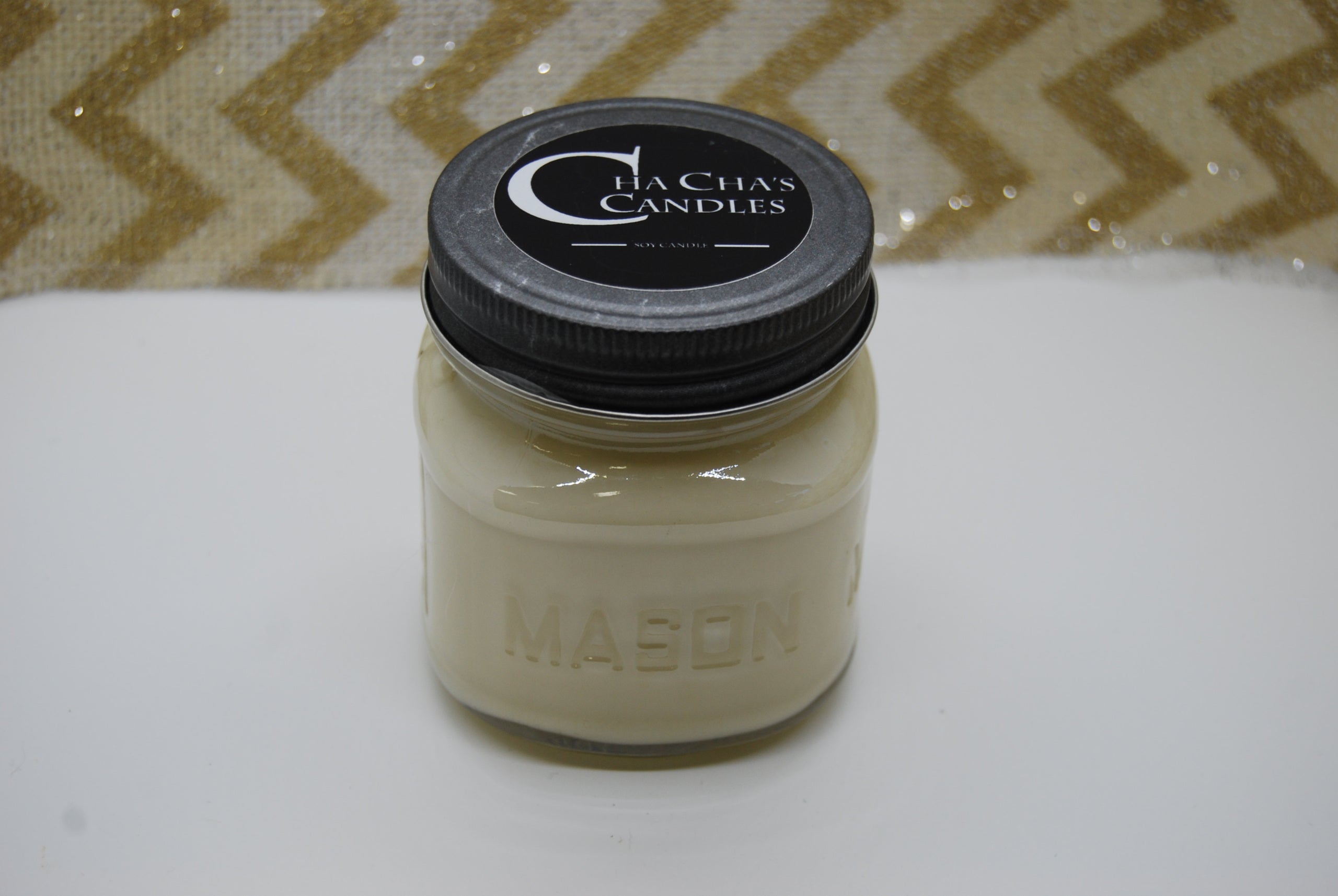 16 oz Mason Jar Candle Six-Pack: 6 Scented Soy Wax Candles