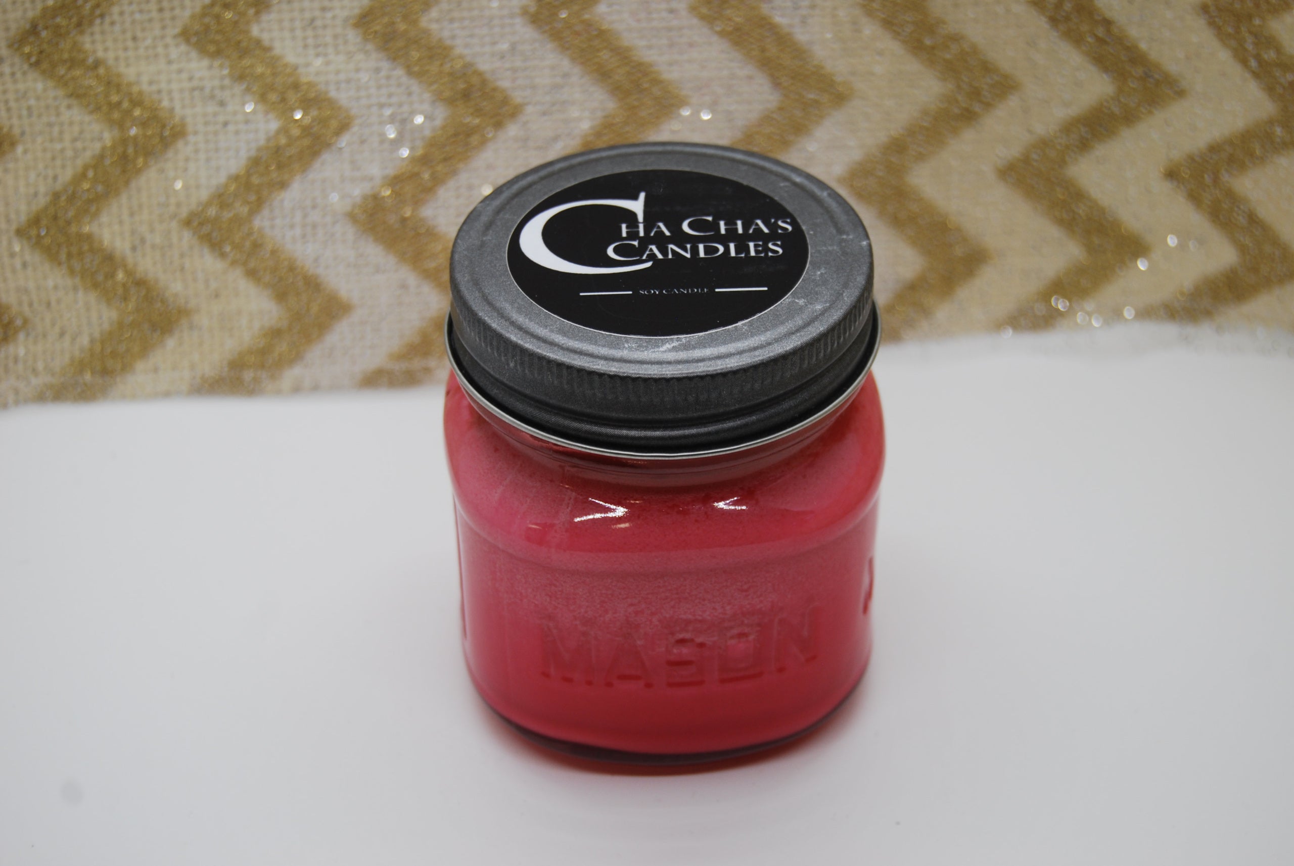 16 oz Mason Jar Candle Six-Pack: 6 Scented Soy Wax Candles